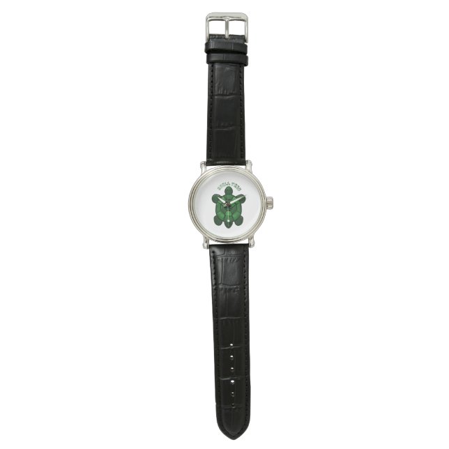 Custom and personalized Cute Turtle  Watch (Flat)