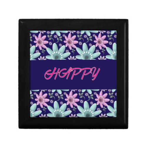 Custom and personalized floral Ping Pong Paddle Gift Box