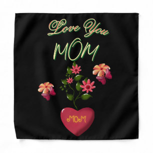 Custom and Personalized Mother's Day Floral gift Bandana