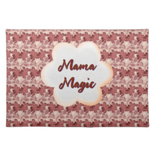 Custom and personalized mother's day floral gift cloth placemat
