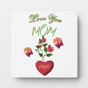 Custom and Personalized Mother's Day Floral gift Plaque