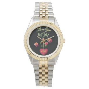 Custom and Personalized Mother's Day Floral gift  Watch