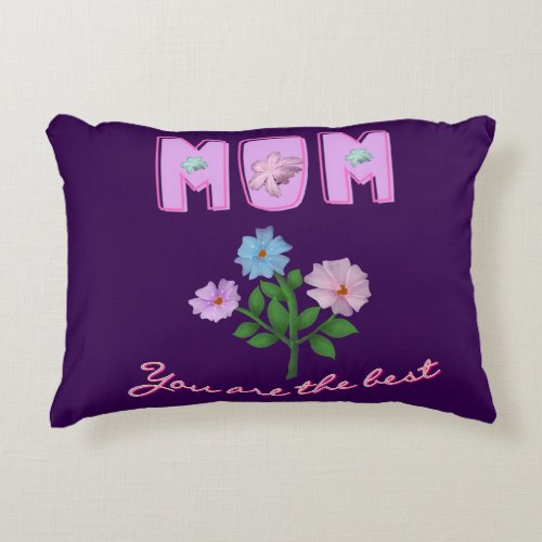 Custom and personalized mother's day gift  accent pillow