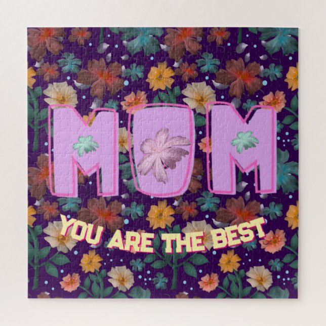 Custom and personalized mother's day gift   jigsaw puzzle (Vertical)