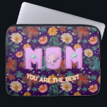 Custom and personalized mother's day gift   laptop sleeve<br><div class="desc">Stylish mom typography design featuring clean and modern lettering. Perfect for mothers day gifts,  family themed products,  and everyday appreciation designs. Works great on t-shirts,  mugs,  stickers,  and more. A versatile and heartwarming typography graphic suitable for all seasons and occasions.</div>