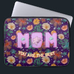 Custom and personalized mother's day gift   laptop sleeve<br><div class="desc">Stylish mom typography design featuring clean and modern lettering. Perfect for mothers day gifts,  family themed products,  and everyday appreciation designs. Works great on t-shirts,  mugs,  stickers,  and more. A versatile and heartwarming typography graphic suitable for all seasons and occasions.</div>