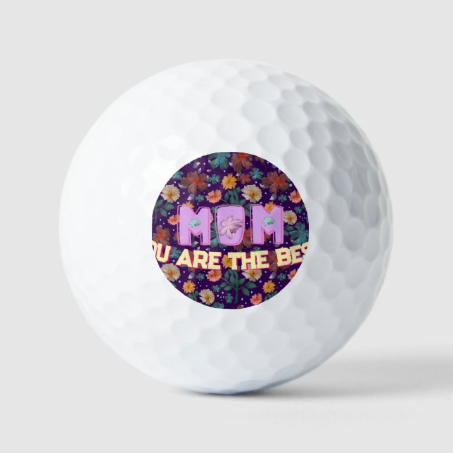 Custom and personalized mother's day gift  lumbar golf balls (Front)