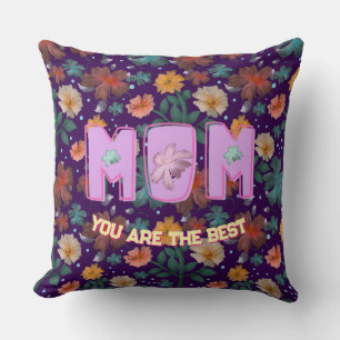 Custom and personalized mother's day gift  lumbar throw pillow