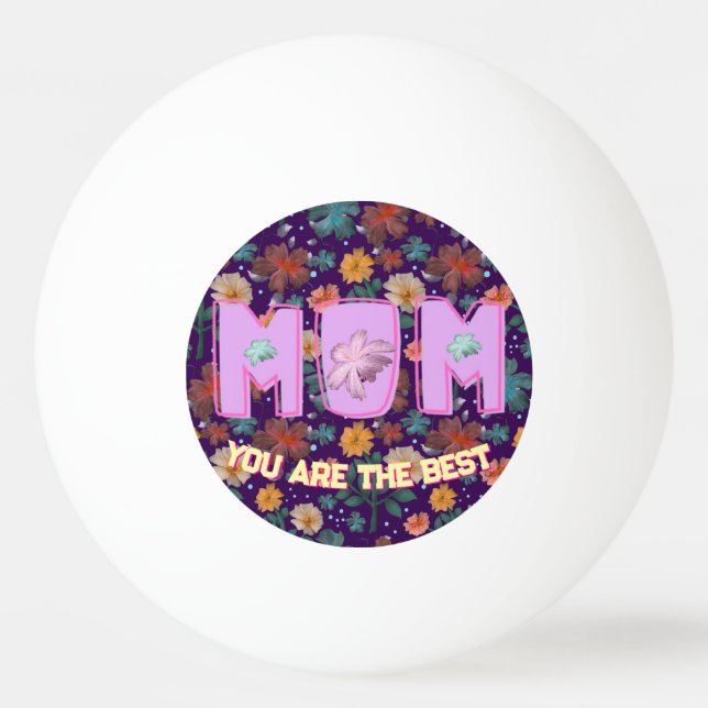 Custom and personalized mother's day gift   ping pong ball (Front)