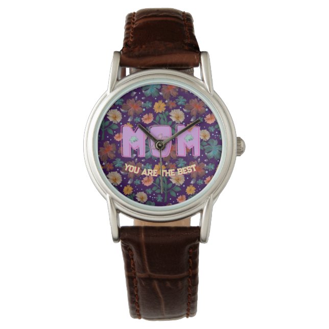 Custom and personalized mother's day gift   watch (Front)