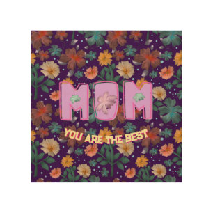 Custom and personalized mother's day gift   wood wall art
