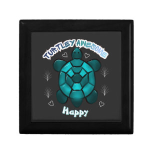 Custom and personalized turtle lover gift  box