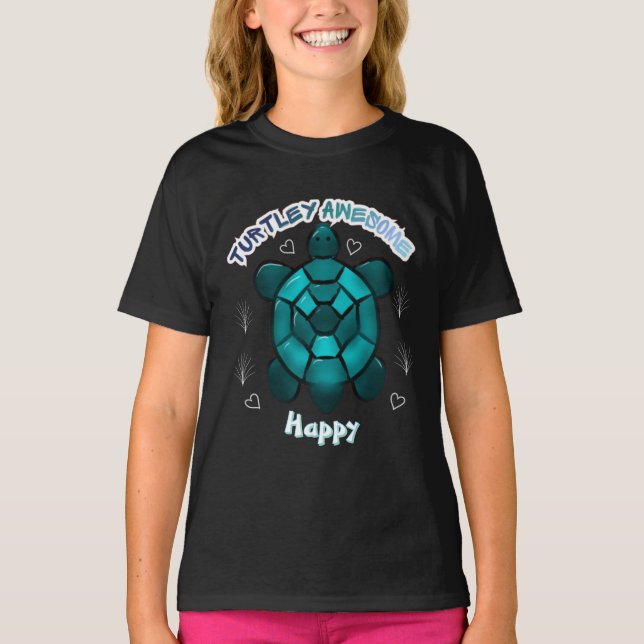Custom and personalized turtle lover gift  T-Shirt (Front)
