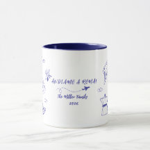 Custom Andiamo a Roma Italy Family Vacation Blue 