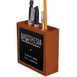 Custom Anesthesia Technician Retro Anesthetic Tech Desk Organizer