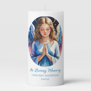 Custom Angel Memorial Candle