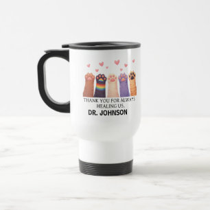 Custom Animal Doctor   Happy Doctor’s Day Travel Mug