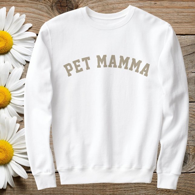 Custom Animal Lovers Pet Friend Cat Mom Cute White Sweatshirt (Creator Uploaded)