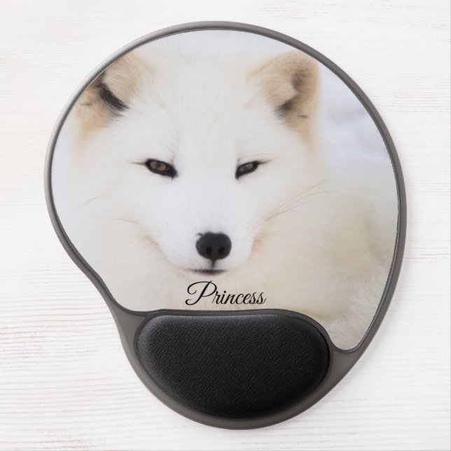 Custom animal your own photo with text gel mouse pad (Front)