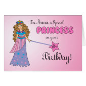 CUSTOM Anna 8th Birthday Pink Princess (Front Horizontal)