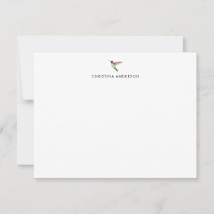 Custom Anna's Hummingbird Note Card