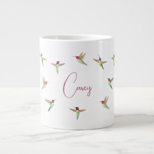 Custom Anna's Hummingbirds Giant Coffee Mug