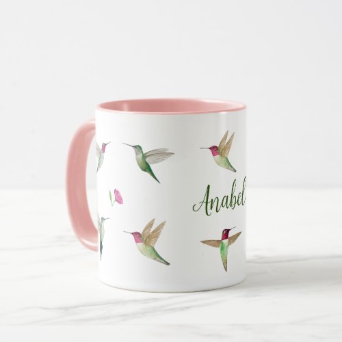 Custom Annas Hummingbirds  Mug