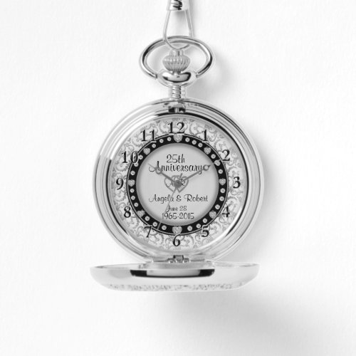 Custom Anniversary Clock Watch