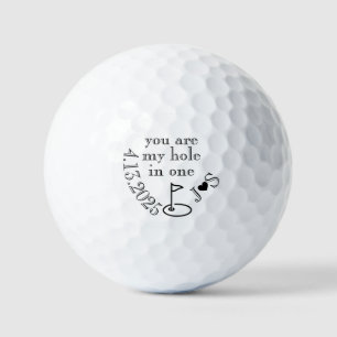 Custom Anniversary Gift for Husband from Wife Golf Balls