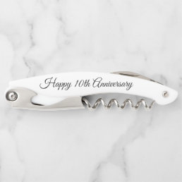 Custom anniversary gift personalized bottle opener