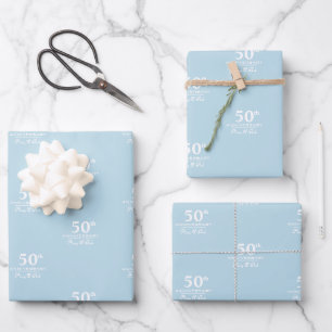 Custom Anniversary modern stylish minimalist Wrapping Paper Sheets