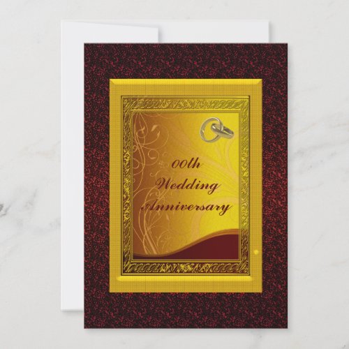 Custom Anniversary Party Invitation