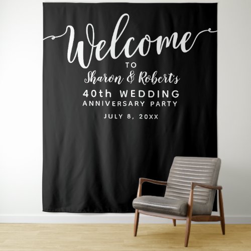 Custom anniversary Party Photo Booth Backdrop
