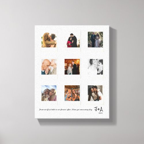 Custom Anniversary Photo Collage Frame