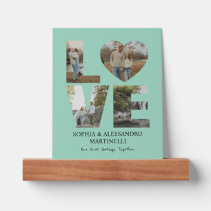 Custom Anniversary Photo Display Ledge