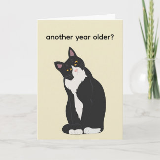 CUSTOM another year older birthday  Card