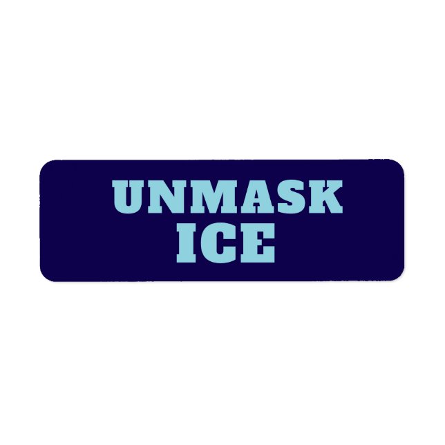 Custom Anti ICE Protest Signs Label (Front)