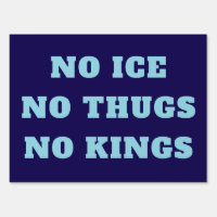 Custom Anti ICE Protest Yard Signs