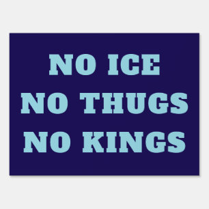 Custom Anti ICE Protest Yard Signs