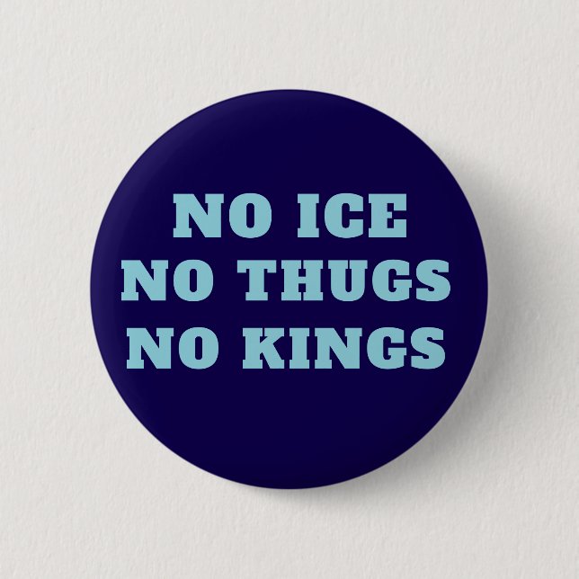 Custom Anti ICE Protest Yard Signs Button (Front)