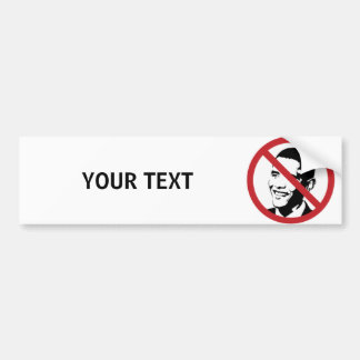 Custom Anti Obama Bumper Sticker