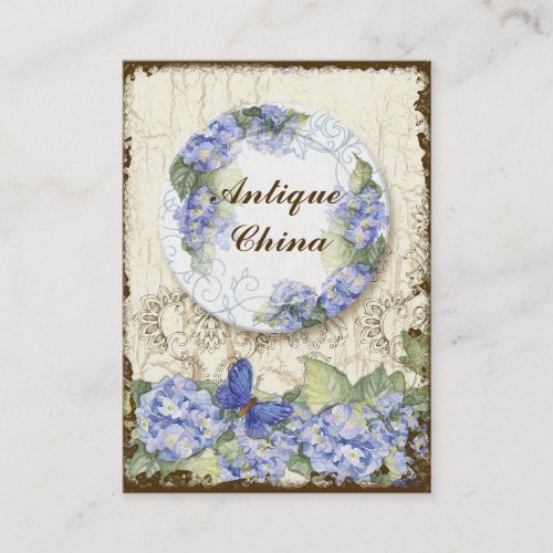 Custom Antique China Shoppe Elegant Business Cards