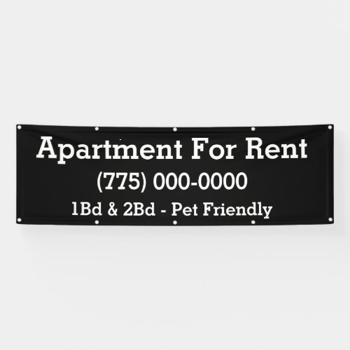 Custom Apartment For Rent Banner