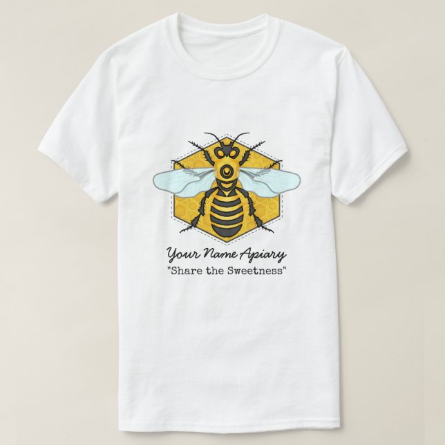 Custom Apiary T-Shirt (Design Front)