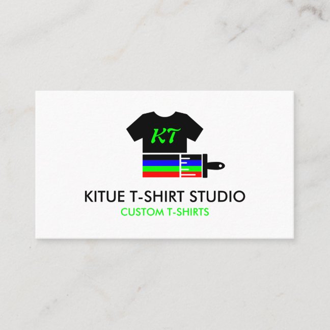 Custom Apparels Shirt Heat Transfer Vinyl Business Card