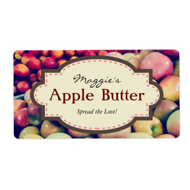Custom Apple Labels for Baking (Front)