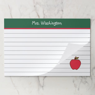 Custom Apple Large Desk Notepad Paper Pad
