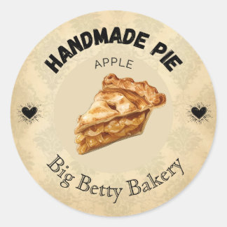 Custom Apple Pie Labels | Personalized Bakery Pack