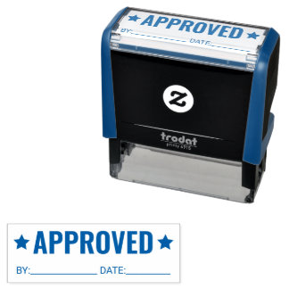 Custom Approved Business Self Inking Rubber Stamp