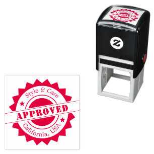Custom Approved By You Professional Self-inking Stamp